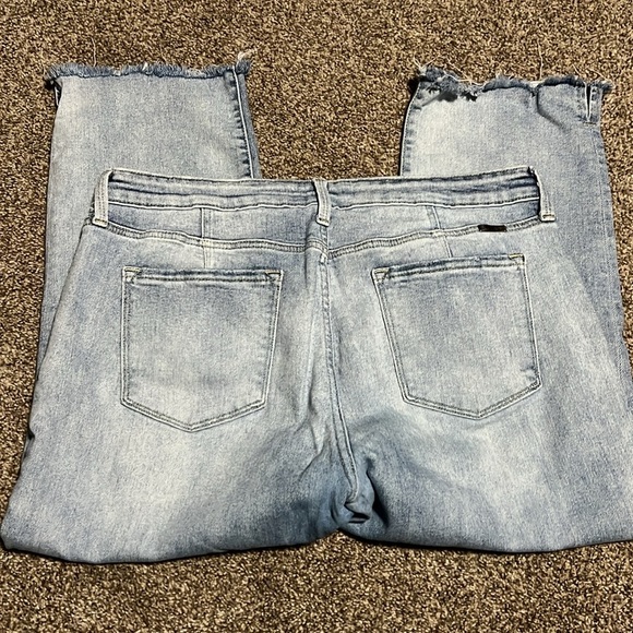 Kancan High Rise Button Fly Cropped Jeans - Picture 4 of 7